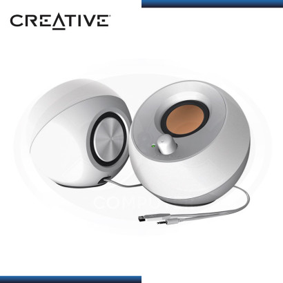 PARLANTES CREATIVE PEBBLE WHITE USB 2.0 (PN:51MF1680AA001)