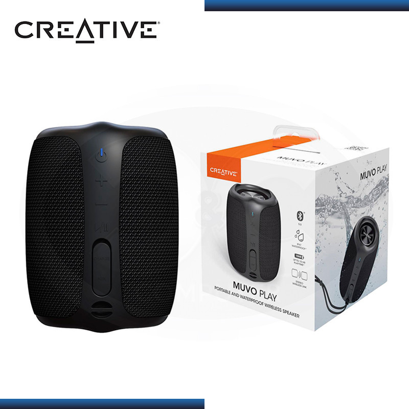 PARLANTE CREATIVE MUVO PLAY BLACK BLUETOOTH (PN:51MF8365AA000)