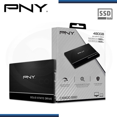 SSD 480GB PNY CS900 SATA3 2.5" (PN:SSD7CS900-480-RB)