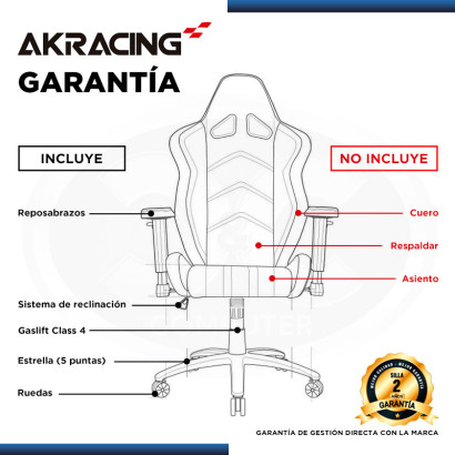 SILLA AKRACING OVERTURE BLUE GAMING (PN:AK-OVERTURE-BL)