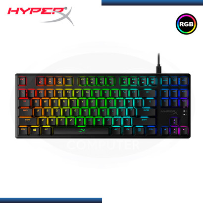 TECLADO HYPERX ALLOY ORIGINS CORE MECANICO SWITCH BLUE INGLES (PN:HX-KB7BLX-US)