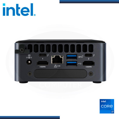 MINI PC INTEL NUC 11 PRO NUC11TNHI7 KIT INTEL CORE I7-1165G7 SSD M.2/DDR4/USB/HDMI (PN:BNUC11TNHI70000)
