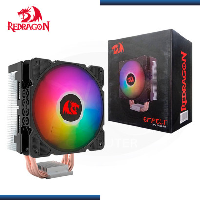 REDRAGON EFFECT CC2000 RGB  REFRIGERACION AIRE AMD/INTEL (PN:CC-2000)