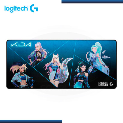 MOUSE PAD LOGITECH G840 CLOTH K/DA XL BLUE BLACK EDICION LIMITADA (PN:943-000456)