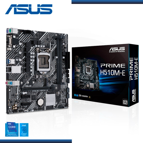 PLACA ASUS PRIME H510M-E DDR4 LGA 1200 (PN:90MB17E0-M0EAY0)