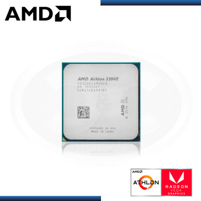 PROCESADOR AMD ATHLON 320GE 3.5GHZ/4MB 2CORE RADEON VEGA 3 AM4 OEM (PN:YD32GEC6FHMPK)