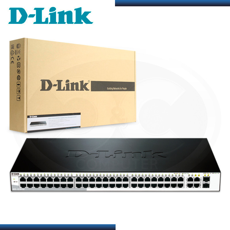 SWITCH D-LINK DGS-1210-52 4 PUERTOS 10/100/1000 Mbps