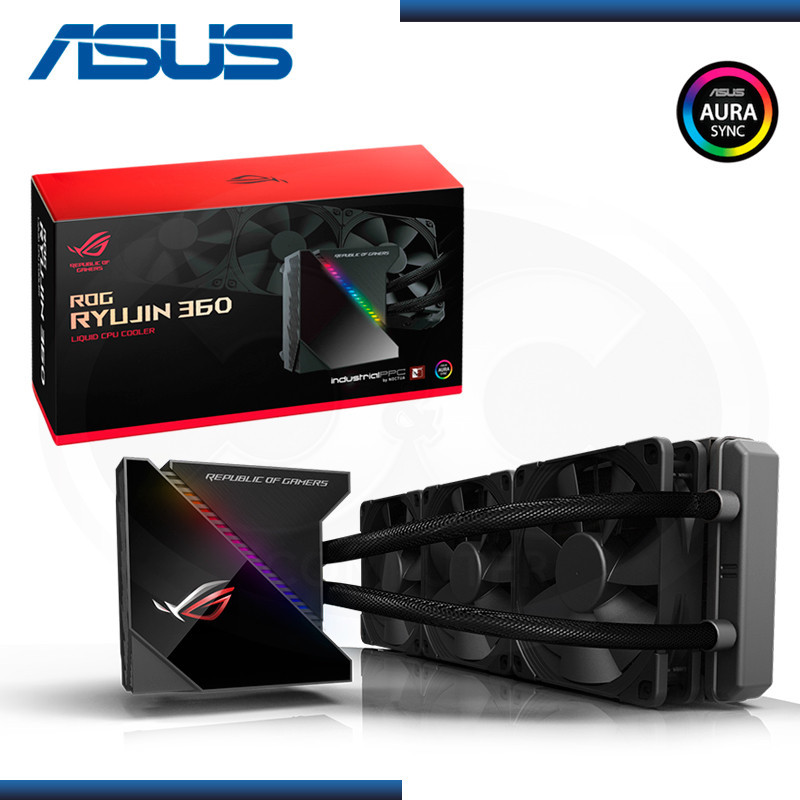 Asus ROG RYUJIN 360 Sistema di Raffreddamento a liquido per CPU All-In-One  con display OLED a colori LiveDash, Aura Sync RGB e N