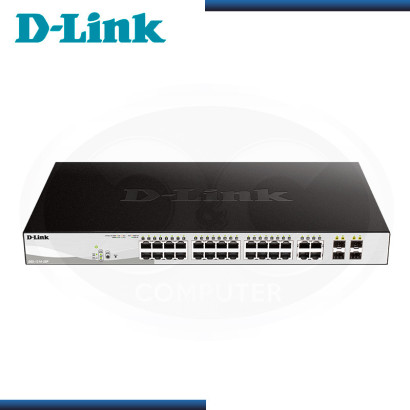 SWITCH D-LINK DGS-1210-28P GIGABIT 4 PUERTOS SFP 10/100/1000 Mbps