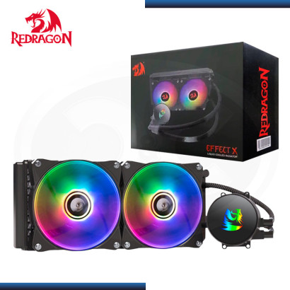 REDRAGON EFFECT X ARGB BLACK REFRIGERACION LIQUIDO AMD/INTEL (PN:CCW-3000)