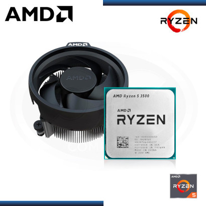 PROCESADOR AMD RYZEN 5 3500 3.6GHz/16MB 6CORE AM4 OEM (PN:100-100000050MPK)