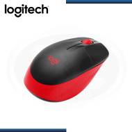 MOUSE LOGITECH M190 FULL-SIZE RED WIRELESS (PN:911-005904)