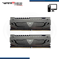 MEMORIA 64GB (2x32) VIPER GAMING STEEL DDR4 BUS 3200Mhz GRIS CON DISIPADOR (PN:PVS464G320C6K)