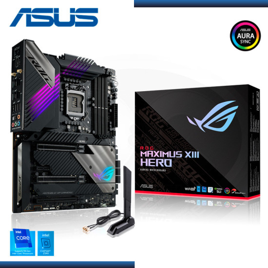 PLACA ASUS ROG MAXIMUS XIII HERO Z590 LGA 1200 (PN:90MB15X0-MVAAY0)