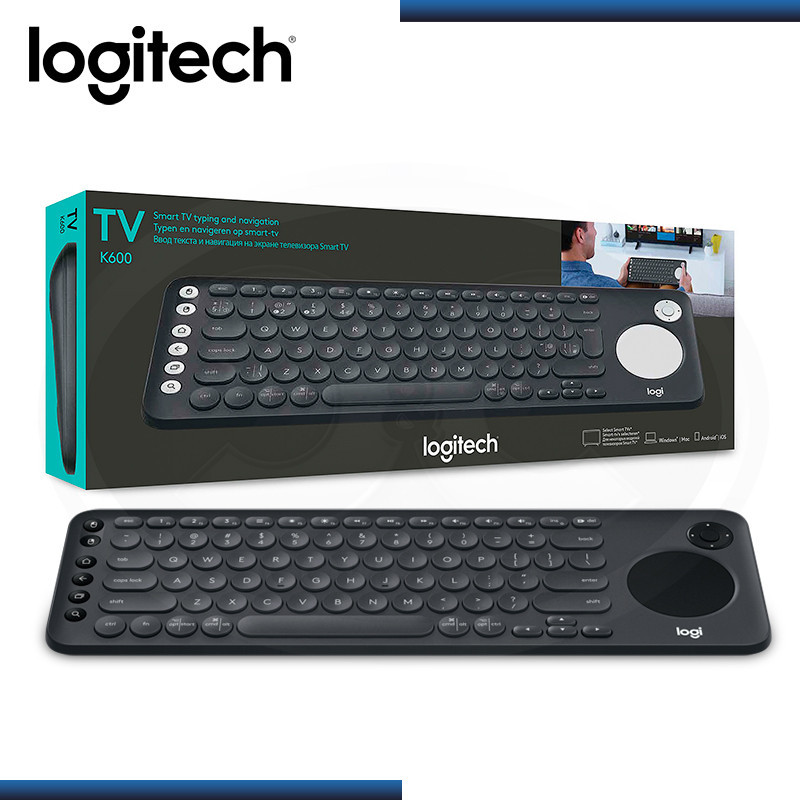 Teclado Logitech K600, Negro, Tv Wireless, Bluetooth (920-008824) – PERU  DATA