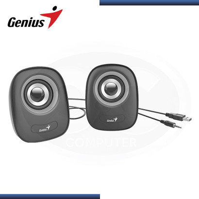 PARLANTE GENIUS SP-Q160 IRON GREY USB POWER 6W RMS (PN:31730027400)