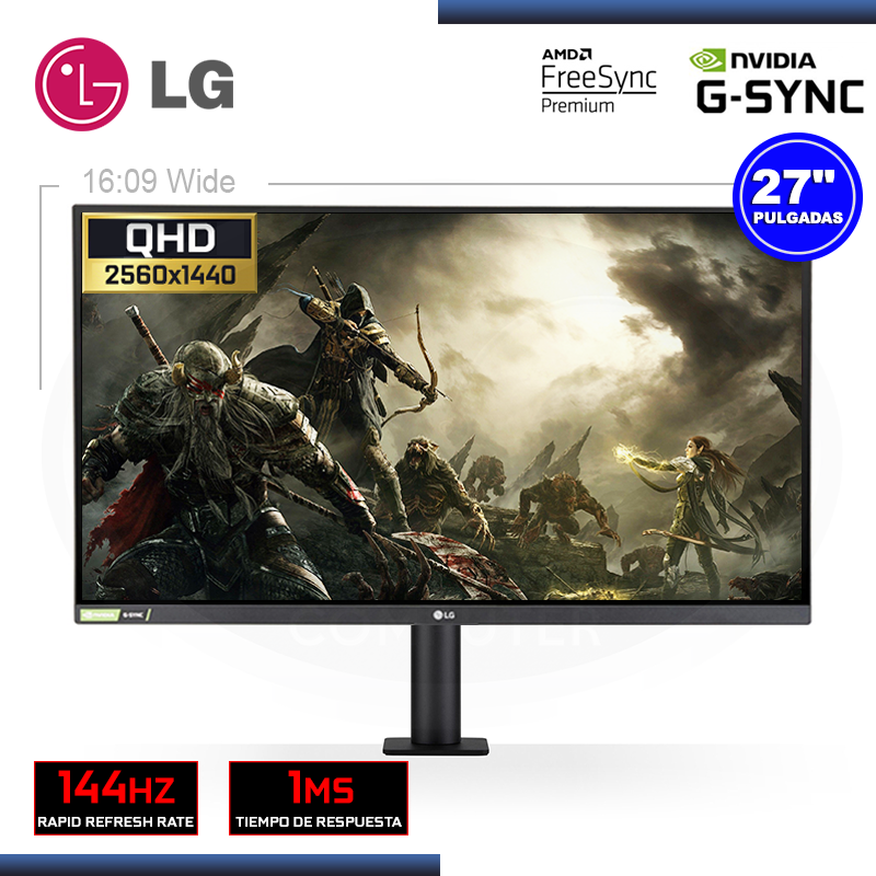 El monitor 'gaming' de 27 pulgadas de LG con pantalla 4k IPS y 144Hz  anuncia su llegada a España
