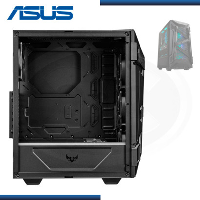 CASE ASUS TUF GAMING GT301 RGB SIN FUENTE VIDRIO TEMPLADO USB 3.1 (PN:90DC0040-B48000)