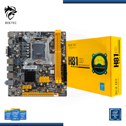 MB BOETEC H81A INTEL LGA 1150 DDR3