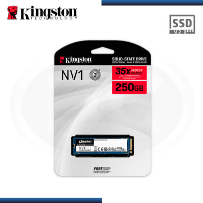 SSD 250GB KINGSTON NV1 M.2 2280 NVMe PCIe (PN:SNVS/250G)