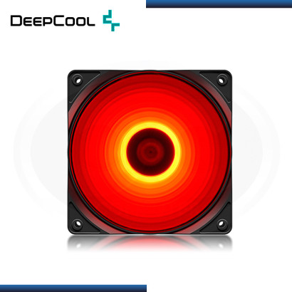 DEEPCOOL RF120R LED RED 120MM COOLER PARA CASE (PN:DP-FLED-RF120-RD)