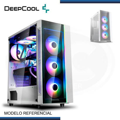 CASE DEEPCOOL MATREXX 55 V3 RGB 3F WHITE SIN FUENTE VIDRIO TEMPLADO USB 3.0/USB 2.0 (PN:DP-ATX-MATREXX55V3-AR-WH-3F)