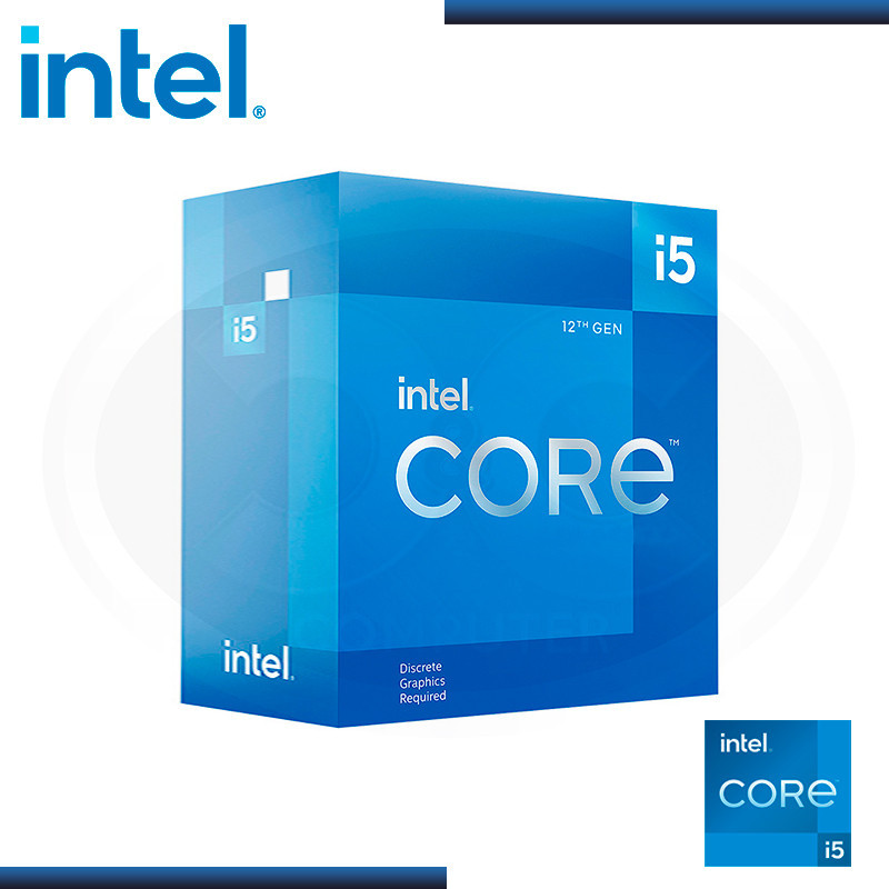 PROCESADOR INTEL CORE I5-12400F 2.50 GHZ/18MB LGA1700 (PN:BX8071512400F)