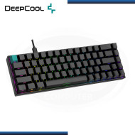 TECLADO DEEPCOOL KG722 65% RGB SWITCH RED MECANICO BLACK INGLES (PN:R-KG722-BK0AN4A-G)