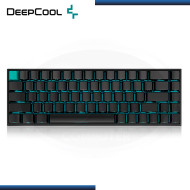 TECLADO DEEPCOOL KG722 65% RGB SWITCH RED MECANICO BLACK INGLES (PN:R-KG722-BK0AN4A-G)