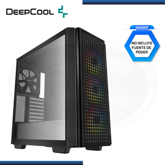 CASE DEEPCOOL CG540 ARGB BLACK SIN FUENTE VIDRIO TEMPLADO USB 3.0 (PN:R-CG540-BKAGE4-G-1)