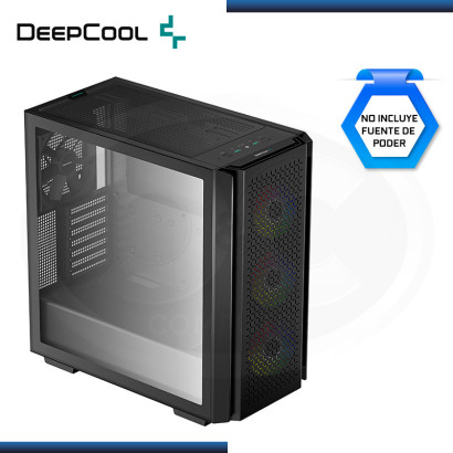CASE DEEPCOOL CG560 ARGB BLACK SIN FUENTE VIDRIO TEMPLADO USB 3.0 (PN:R-CG560-BKAAE4-G-1)