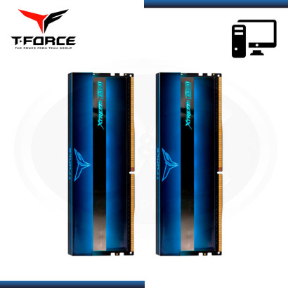 MEMORIA 16GB (2x8GB) DDR4 T-FORCE XTREEM ARGB BUS 3600MHZ (PN:TF10D416G3600HC18JBK)