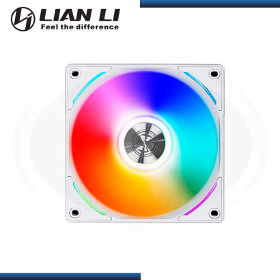 LIAN LI UNI FAN AL120 ARGB WHITE 120mm 3 EN 1 COOLER PARA CASE (PN:UF-AL120-3W)
