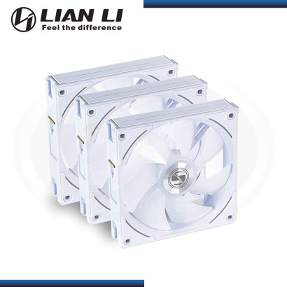 LIAN LI UNI FAN AL120 ARGB WHITE 120mm 3 EN 1 COOLER PARA CASE (PN:UF-AL120-3W)