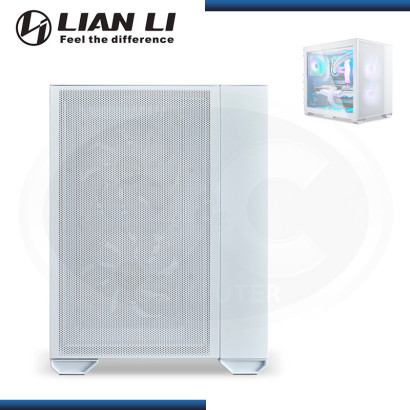 CASE LIAN LI DYNAMIC 011 AIR MINI WHITE SIN FUENTE VIDRIO TEMPLADO USB 3.1/USB 3.0 (PN:011AMW)