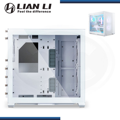 CASE LIAN LI DYNAMIC 011 AIR MINI WHITE SIN FUENTE VIDRIO TEMPLADO USB 3.1/USB 3.0 (PN:011AMW)