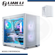 CASE LIAN LI DYNAMIC 011 AIR MINI WHITE SIN FUENTE VIDRIO TEMPLADO USB 3.1/USB 3.0 (PN:011AMW)