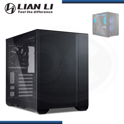 CASE LIAN LI DYNAMIC 011 AIR MINI BLACK SIN FUENTE VIDRIO TEMPLADO USB 3.1/USB 3.0 (PN:011AMX)