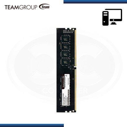 MEMORIA 16GB DDR4 TEAMGROUP ELITE BLACK BUS 3200MHz (PN:TED416G3200C22BK)