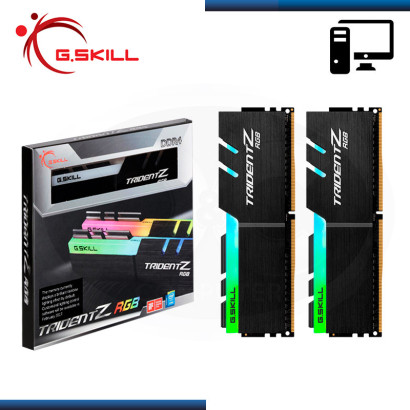 MEMORIA 16GB (2x8GB) DDR4  G.SKILL TRIDENT Z RGB 3600MHz (PN:F4-360018D-16GTZR)