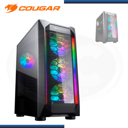 CASE COUGAR MX410-G RGB SIN FUENTE VIDRIO TEMPLADO USB 3.0/USB 2.0 (PN:385VM60.0001)