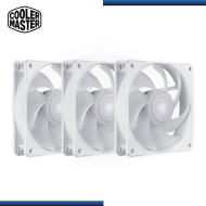 COOLER MASTER SICKLEFLOW WHITE ARGB PACKx3 120MM CON CONTROLADOR COOLER PARA CASE (PN:MFX-B2DW-183PA-R1)