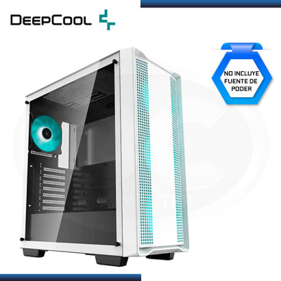 CASE DEEPCOOL MATREXX CC560 WHITE LED BLUE SIN FUENTE VIDRIO TEMPLADO USB 3.0/USB 2.0 (PN:R-CC560-WHGAA4-G-1)