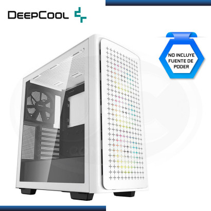 CASE DEEPCOOL MATREXX CK560 WHITE ADD RGB SIN FUENTE VIDRIO TEMPLADO USB 3.0 (PN:R-CK560-WHAAE4-G-1)