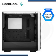 CASE DEEPCOOL MATREXX CK560 WHITE ADD RGB SIN FUENTE VIDRIO TEMPLADO USB 3.0 (PN:R-CK560-WHAAE4-G-1)