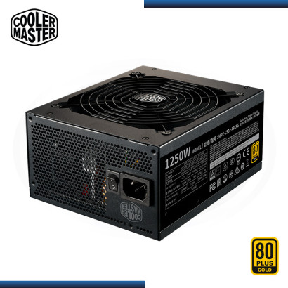 FUENTE COOLER MASTER MWE GOLD 1250W V2 80 PLUS GOLD FULL MODULAR (PN:MPE-C501-AFCAG-U2)