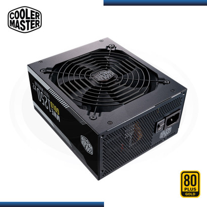 FUENTE COOLER MASTER MWE GOLD 1250W V2 80 PLUS GOLD FULL MODULAR (PN:MPE-C501-AFCAG-U2)