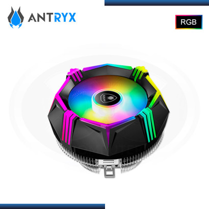 ANTRYX MIRAGE 210 RGB RAINBOW BLACK REFRIGERACION AIRE AMD/INTEL (PN:ACC-210R)