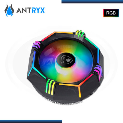 ANTRYX MIRAGE 210 RGB RAINBOW BLACK REFRIGERACION AIRE AMD/INTEL (PN:ACC-210R)