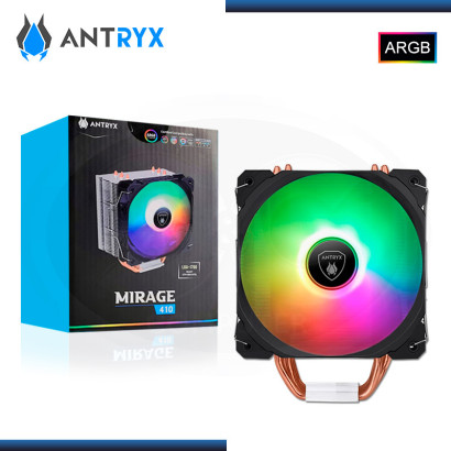 ANTRYX MIRAGE 410 ARGB BLACK REFRIGERACION AIRE AMD/INTEL (PN:ACC-410A)